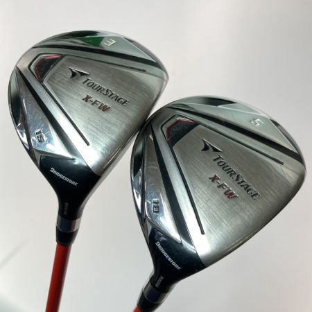  Bridgestone ブリヂストン ツアーステージ X-FW 3FW 5FW フェアウェイウッド 2本セット Tour AD DJ-6S