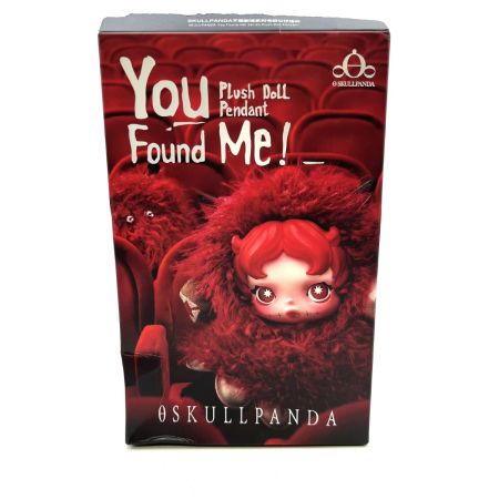   POPMART SKULLPANDA You Found Me! シリーズ ぬいぐるみペンダント　開封品 箱付き 箱破損あり