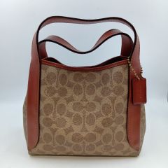 COACH コーチ ハドリー ホーボー 21 ハンドバッグ 79251 ブラウン ショルダーストラップ欠品 Bランク