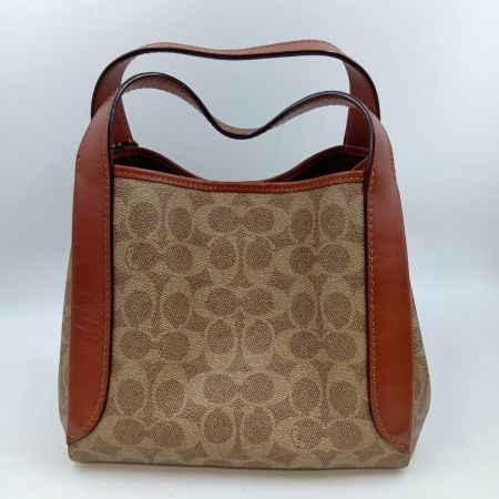  COACH コーチ ハドリー ホーボー 21 ハンドバッグ 79251 ブラウン ショルダーストラップ欠品