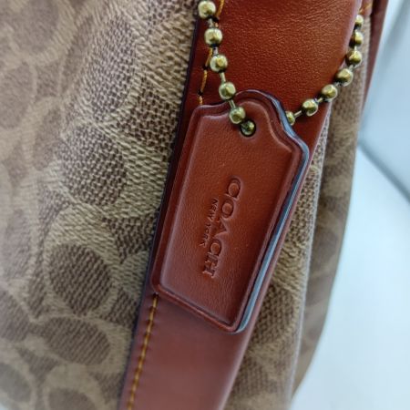  COACH コーチ ハドリー ホーボー 21 ハンドバッグ 79251 ブラウン ショルダーストラップ欠品