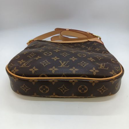  LOUIS VUITTON ルイヴィトン モノグラム オデオン PM ショルダーバッグ M56390 ブラウン