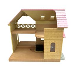 ◎◎  シルバニア 湖畔のペンション　森のマーケット限定　ピンク屋根 Bランク