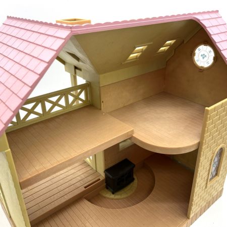   シルバニア 湖畔のペンション　森のマーケット限定　ピンク屋根