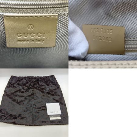  GUCCI グッチ マイクロGG ハンドバッグ ボストンバッグ 002058 002 1115 ベージュ
