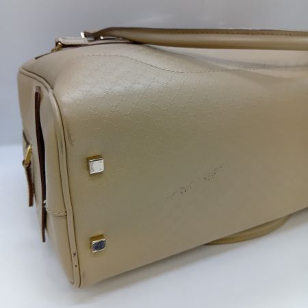  GUCCI グッチ マイクロGG ハンドバッグ ボストンバッグ 002058 002 1115 ベージュ