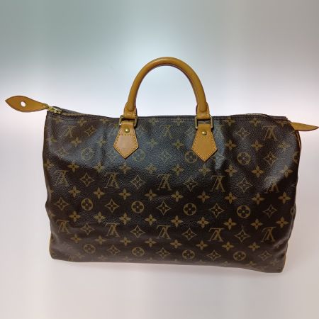  LOUIS VUITTON ルイヴィトン モノグラム スピーディ40 ボストンバッグ M41522 ブラウン