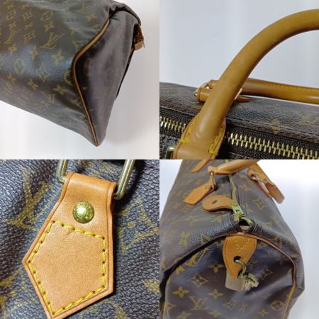  LOUIS VUITTON ルイヴィトン モノグラム スピーディ40 ボストンバッグ M41522 ブラウン