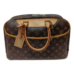  LOUIS VUITTON ルイヴィトン モノグラム ボーリング・ヴァニティ ドーヴィル ボストンバッグ M47270 ブラウン Bランク