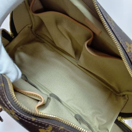  LOUIS VUITTON ルイヴィトン モノグラム ボーリング・ヴァニティ ドーヴィル ボストンバッグ M47270 ブラウン