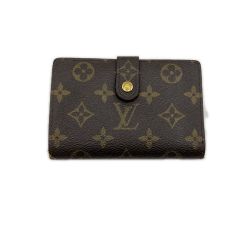 ◎◎ LOUIS VUITTON ルイヴィトン モノグラム ポルトモネ・ビエ ヴィエノワ 2つ折り財布 M61663 ブラウン Bランク