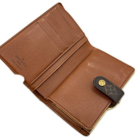  LOUIS VUITTON ルイヴィトン モノグラム ポルトモネ・ビエ ヴィエノワ 2つ折り財布 M61663 ブラウン