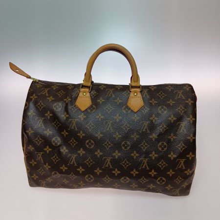  LOUIS VUITTON ルイヴィトン モノグラム スピーディ40 ボストンバッグ M41522 ブラウン