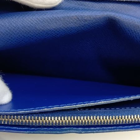  LOUIS VUITTON ルイヴィトン モノグラム タイガラマ ポルトフォイユブラザ 2つ折り長財布 M30297 ブルー 型崩れ有 NFC確認