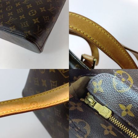  LOUIS VUITTON ルイヴィトン モノグラム ルコ トートバッグ M51155 ブラウン