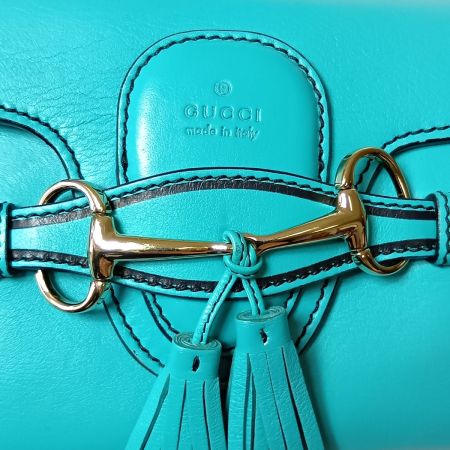  GUCCI グッチ エミリー ホースビット チェーン ショルダーバッグ 283063 グリーン