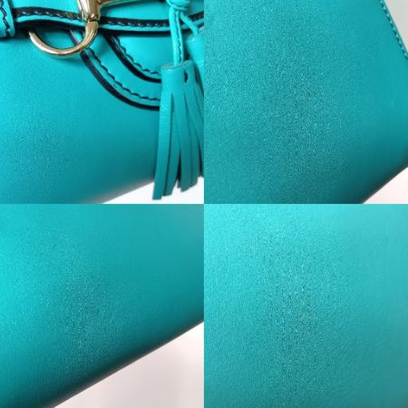  GUCCI グッチ エミリー ホースビット チェーン ショルダーバッグ 283063 グリーン