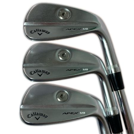  Callaway キャロウェイ APEX MB 8.9.P 3本 アイアンセット Dynamic Gold S200