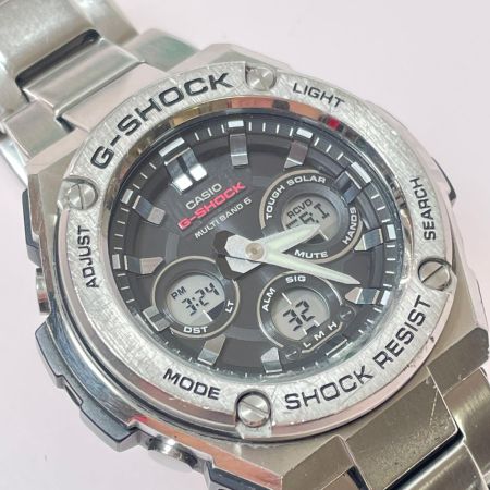  CASIO カシオ G-SHOCK ジーショック G-STEEL 電波ソーラー メンズ 腕時計 シルバー GST-W310D