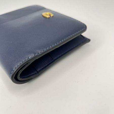 COACH コーチ エッセンシャル スリム ビルフォールド ウォレット 2つ折り財布 CCY13 ネイビー