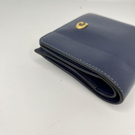 COACH コーチ エッセンシャル スリム ビルフォールド ウォレット 2つ折り財布 CCY13 ネイビー