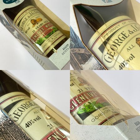  RDON & MACPHAIL スミス グレンリビット ライオンラベル ウイスキー 21年 700ml 40% 箱付 未開栓