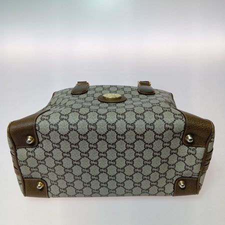  GUCCI グッチ GG PLUS ボストンバッグ ハンドバッグ ベージュ