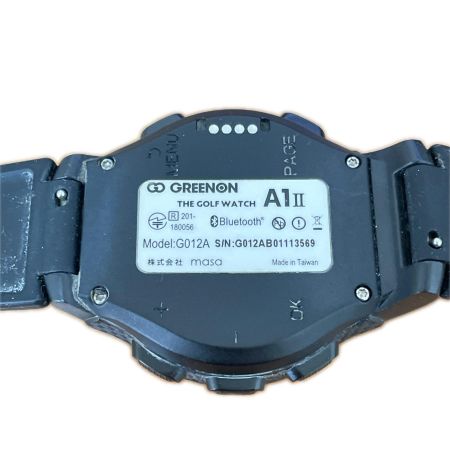  GreenOn グリーンオン ザ・ゴルフウォッチ A1-II  ゴルフナビ 液晶傷有 G012A