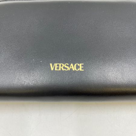  VERSACE ベルサーチ メデューサビギーエンブレム付き ロゴ入りレザーラウンドジッパー長財布 1006265 ブラック 箱付