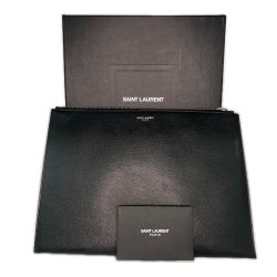 ◎◎ SAINT LAURENT クラッチバッグ 397294 ブラック Bランク