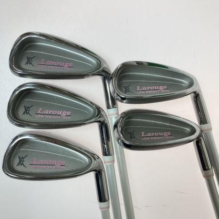  Larouge ラルージュ 7-9.P.S 5本 アイアンセット レディース フレックスL フェースサビ有