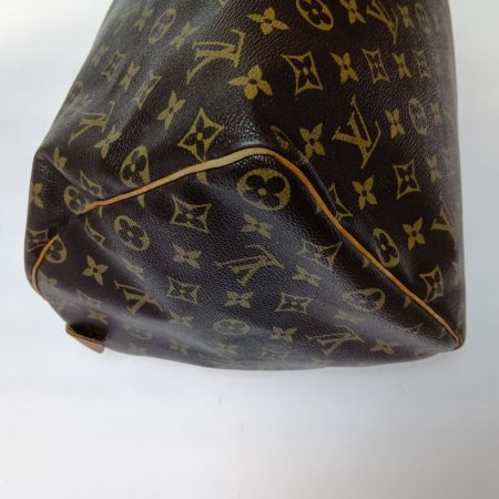  LOUIS VUITTON ルイヴィトン モノグラム スピーディ40 ボストンバッグ M41522 ブラウン ファスナー引手切れ有