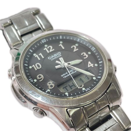  CASIO カシオ LINEAGE リニエージ 電波ソーラー メンズ 腕時計 本体のみ 傷有 LCW-100