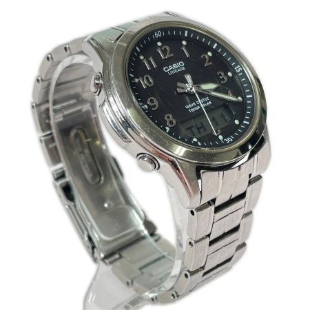  CASIO カシオ LINEAGE リニエージ 電波ソーラー メンズ 腕時計 本体のみ 傷有 LCW-100