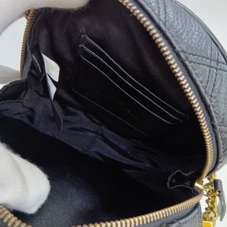  MARC JACOBS マークジェイコブス ザステータス ラウンド ハンドバッグ ショルダーバッグ M0015815 ブラック