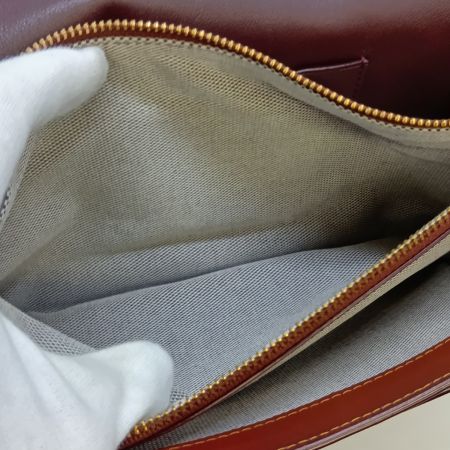  COACH コーチ シグネチャー ターンロック ショルダーバッグ 31070 ブラウン