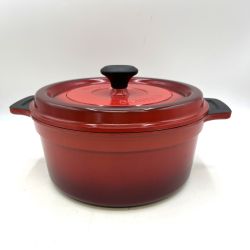 ◎◎ ベルフィーナ  THE PRIME 無水調理パン22cm 両手鍋 レッド Bランク