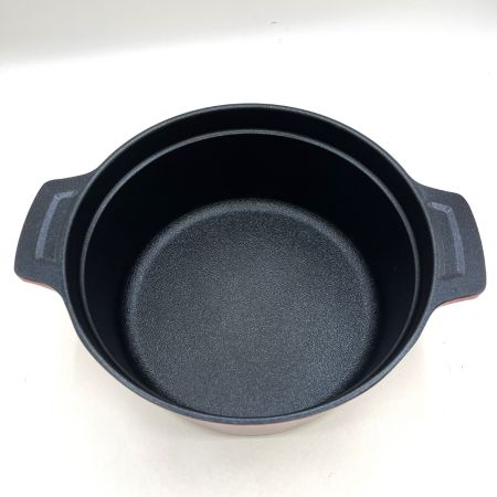  ベルフィーナ  THE PRIME 無水調理パン22cm 両手鍋 レッド