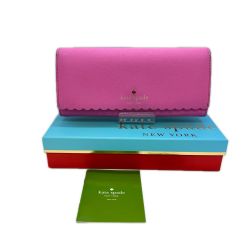 ◎◎ Kate Spade ケイトスペード 長財布　箱付き PWRU4772 ショッキングピンク Cランク