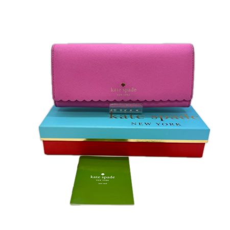  Kate Spade ケイトスペード 長財布　箱付き PWRU4772 ショッキングピンク