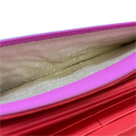  Kate Spade ケイトスペード 長財布　箱付き PWRU4772 ショッキングピンク