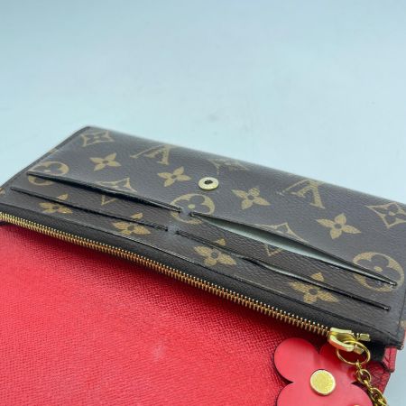  LOUIS VUITTON ルイヴィトン 長財布 モノグラム ポルトフォイユ・エミリー M62941 ポピーレッド
