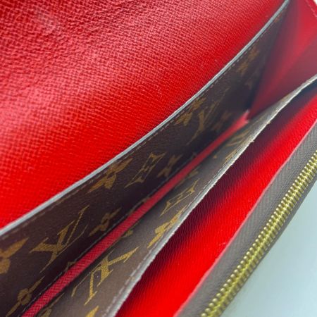  LOUIS VUITTON ルイヴィトン 長財布 モノグラム ポルトフォイユ・エミリー M62941 ポピーレッド