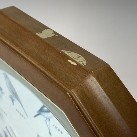  ELGIN エルジン 電波時計 掛け時計 野鳥電波掛け時計