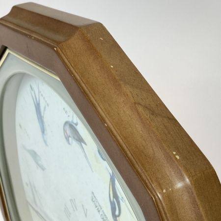  ELGIN エルジン 電波時計 掛け時計 野鳥電波掛け時計