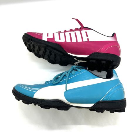  PUMA プーマ エヴォスピード5.2トリックスTT　ピンク×ブルー　サッカートレーニングシューズ 102888 06 サイズ22.5cm
