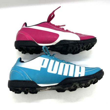  PUMA プーマ エヴォスピード5.2トリックスTT　ピンク×ブルー　サッカートレーニングシューズ 102888 06 サイズ22.5cm