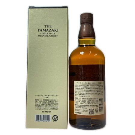 【北海道内限定発送】 YAMAZAKI 山崎/サントリー 1923年 シングルモルトウイスキー 700ml 43% 箱付 未開栓