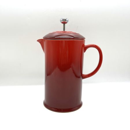 LE CREUSET ルクルーゼ フレンチプレスコーヒーメーカー　800ml レッド