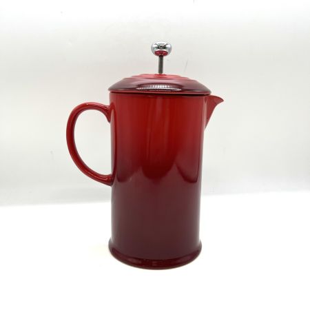  LE CREUSET ルクルーゼ フレンチプレスコーヒーメーカー　800ml レッド